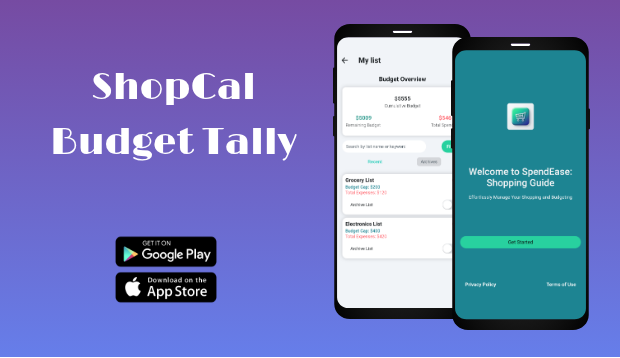 ShopCal Budget Tally